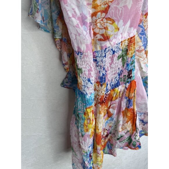 Bhanuni by Jyoti Women's Embroidered Beaded Sheer Top Size XL - Picture 11 of 13